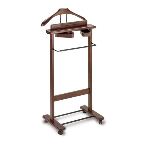 Valet Stand, Aris 113-W, Wenge Wood Valet Stand With Tray 113-W