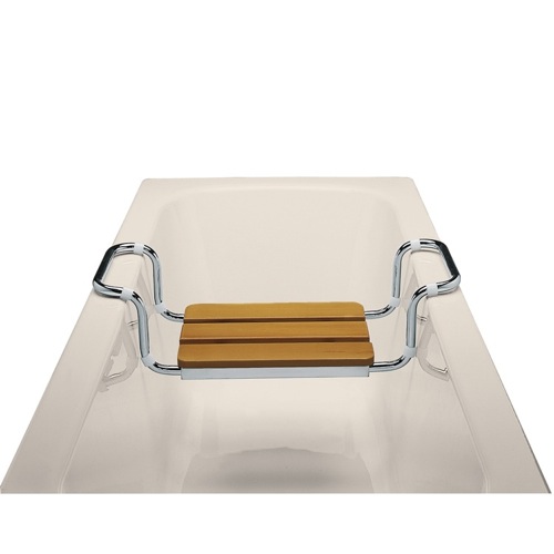 Bath Seat, Aris 2101, Varnished Beech Wood Bathtub Seat 2101