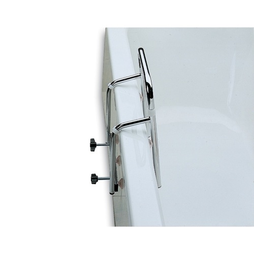 Bathtub Handle, Aris 2123, Chromed Steel Exit Tub Handle 2123