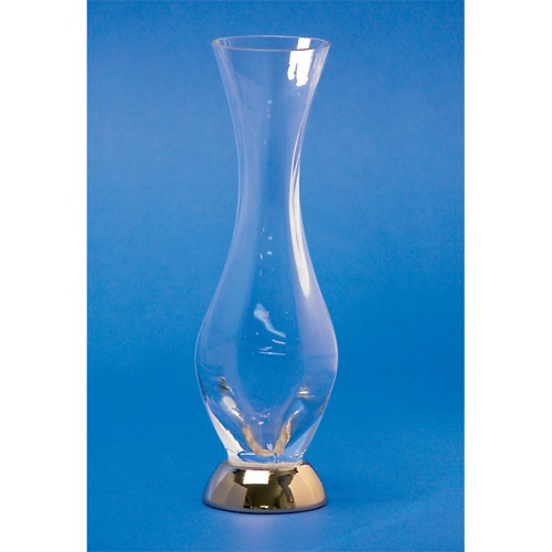 Vase, Windisch 61475D, Tall Clear Crystal Glass Bathroom Vase 61475D