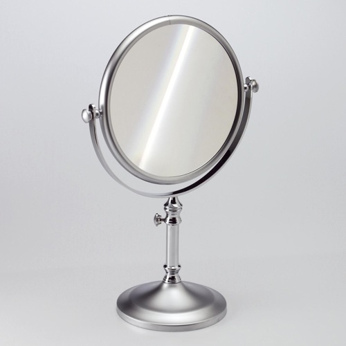 Makeup Mirror, Windisch 99110D, Double Face Brass 3x or 5xop Magnifying Mirror 99110D