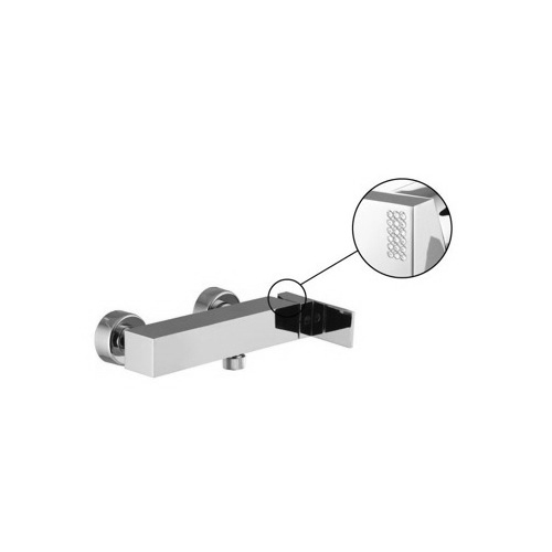 Bath-Shower Mixer, Fima S3505/1C, Wall Mounted Shower Faucet With Swarovski Crystals S3505/1C