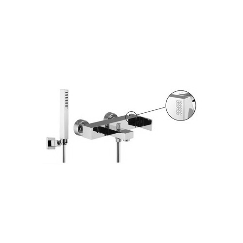 Tub Filler, Fima S3504C, Wall Mounted Tub Mixer With Hand Shower Set S3504C
