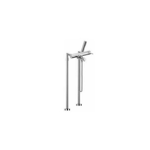 Tub Filler, Fima S3224/4, Floor Mounted Bath Mixer Filler On Risers With Hand Shower Set S3224/4