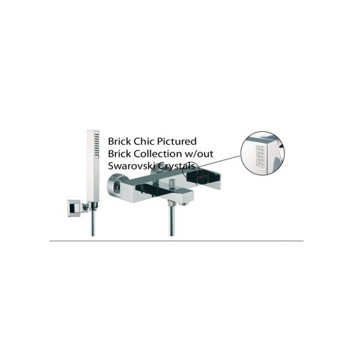 Tub Filler, Fima S3504, Wall Mounted Tub Mixer With Hand Shower Set S3504
