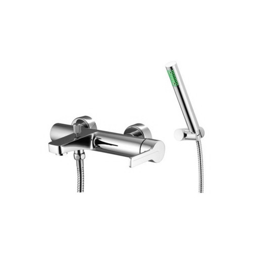 Tub Filler, Fima S3534, Wall Mounted Tub Mixer With Hand Shower Set S3534