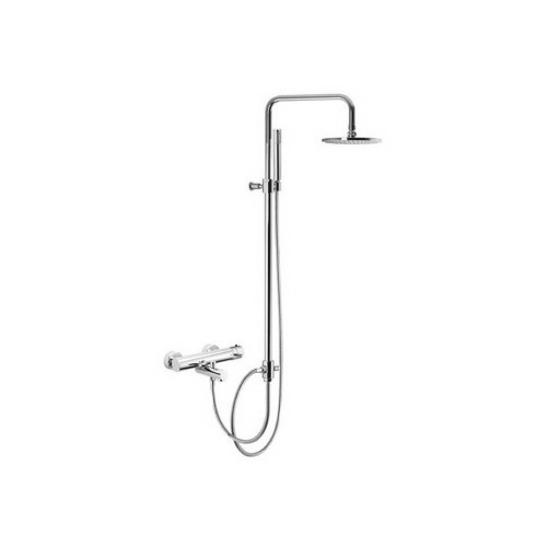 Shower Column, Fima S4034/2, Wall Mounted Thermostatic Tub/Shower Mixer With Hand Shower Set S4034/2