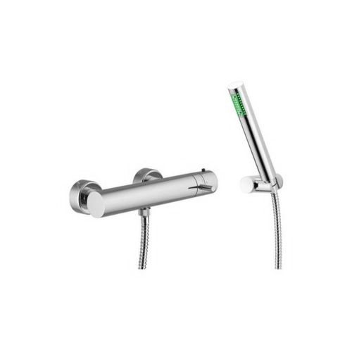 Thermostatic Shower Mixer, Fima S4035, Wall Mounted Thermostatic Shower Mixer With Hand Shower Set S4035