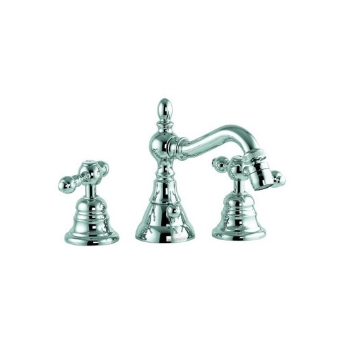Bidet Faucet, Fima S5052, Classic Three Holes Bidet Set With Swivel Spout S5052