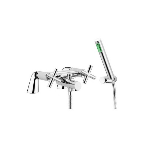 Deck Mount Tub Filler, Fima S5304/5, Deck Mounted Tub Faucet With Hand Shower Set S5304/5