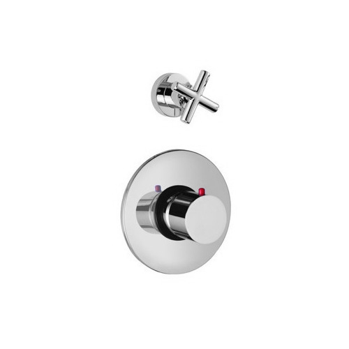 Thermostatic Shower Mixer, Fima S5333/1/S2261, Built/In Thermostatic Mixer With Single Volume Control Handle S5333/1