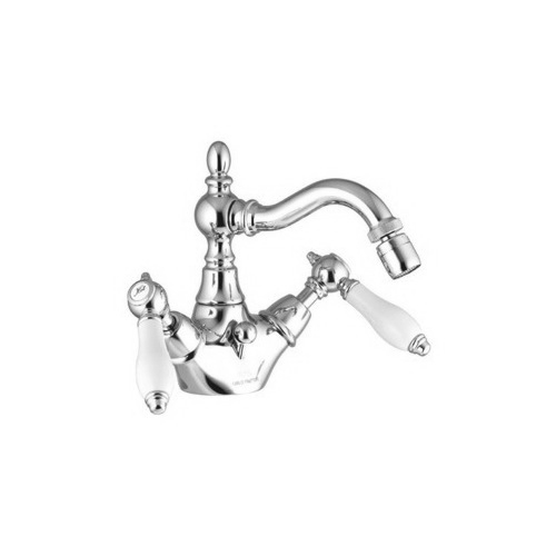 Bidet Faucet, Fima S5412, Classic Single Hole Bidet Faucet With Swivel Spout S5412