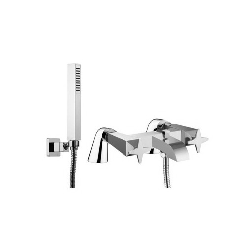 Deck Mount Tub Filler, Fima S5554/5, Deck Mounted Tub Faucet With Hand Shower Set S5554/5