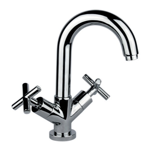 Bathroom Sink Faucet, Fiore 25052201.00, One Hole Polished Chrome Bathroom Sink Faucet 25052201
