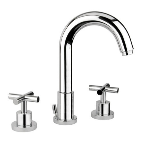 Bathroom Sink Faucet, Fiore 25052800.00, 3-Hole Polished Chrome Bathroom Sink Faucet 25052800