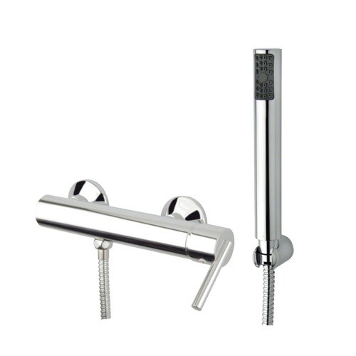 Shower Kit, Fiore 70CR7175, Polished Chrome External Shower Mixer With Shower Set 70CR7175