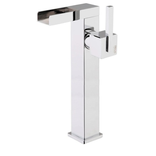 Bathroom Sink Faucet, Fiore 71CR7718, One Hole Polished Chrome Bathroom Sink Faucet 71CR7718