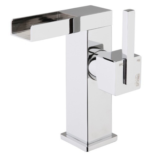 Bathroom Sink Faucet, Fiore 71CR7719, One Hole Polished Chrome Bathroom Sink Faucet 71CR7719