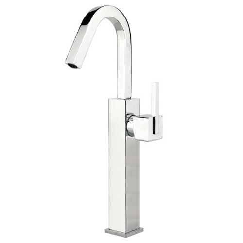 Bathroom Sink Faucet, Fiore 71CR7727, One Hole Polished Chrome Bathroom Sink Faucet 71CR7727