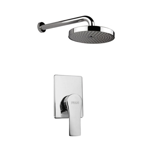Bath-Shower Mixer, Fiore 73CR7316, Built-In Polished Chrome Shower Mixer With Shower Arm And Shower Head 73CR7316