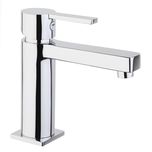 Bathroom Sink Faucet, Fiore 77CR7520, One Hole Polished Chrome Bathroom Sink Faucet 77CR7520