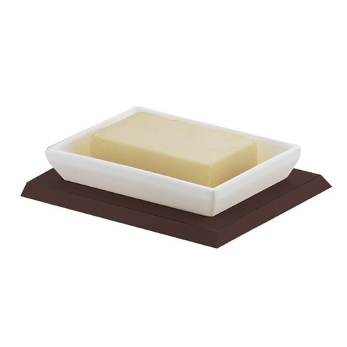 Soap Dish, Gedy 1511-31, Rectangle Tanganika Wood Soap Holder 1511-31
