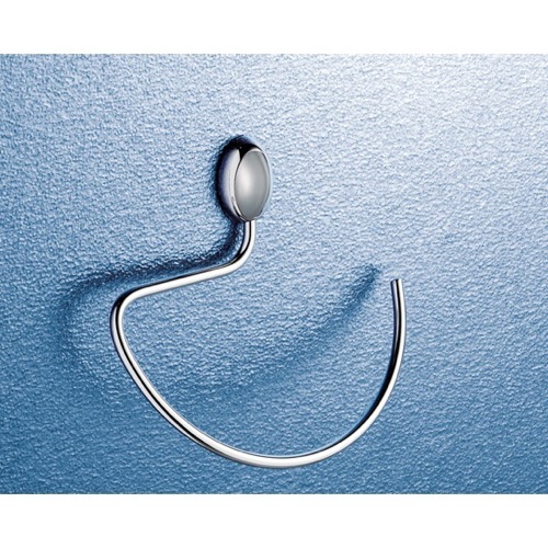 Towel Ring, Gedy 2570-21, Curved Chrome Towel Ring 2570-21
