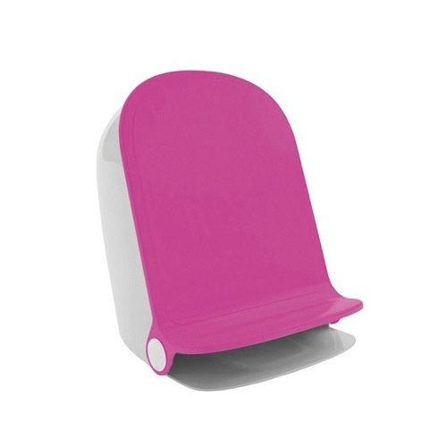 Waste Basket, Gedy 3109-46, Pink Round Waste Bin With Pedal 3109-46