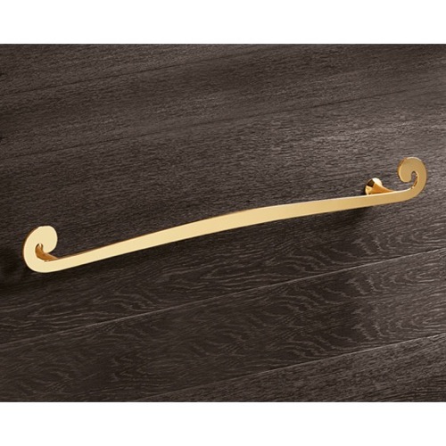 Towel Bar, Gedy 3321-60-87, 24 Inch Round Gold Towel Holder 3321-60-87