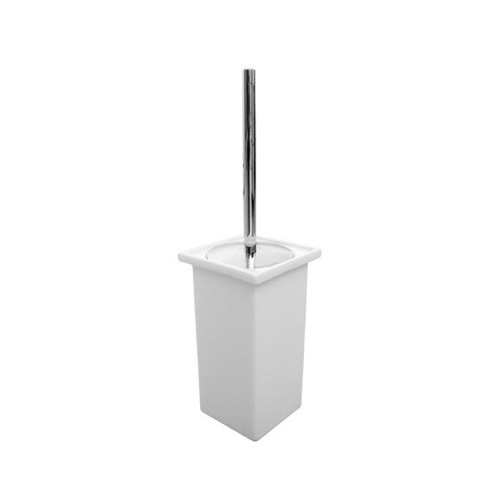 Toilet Brush, Gedy 6633, White or Moka Ceramic Toilet Brush Holder 6633