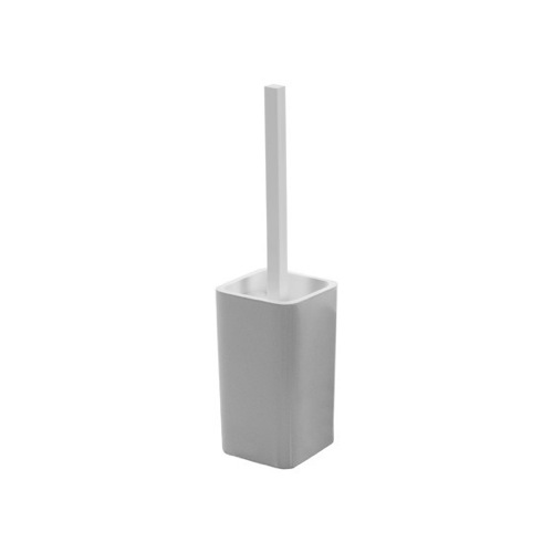 Toilet Brush, Gedy 7933, Contemporary Square Toilet Brush Holder 7933