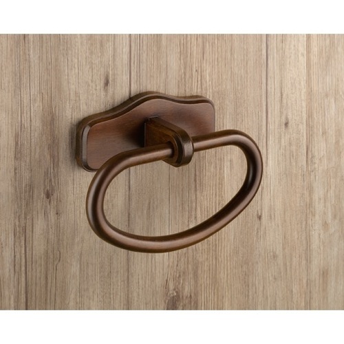 Towel Ring, Gedy 8170-95, Classic Wood Towel Ring 8170-95