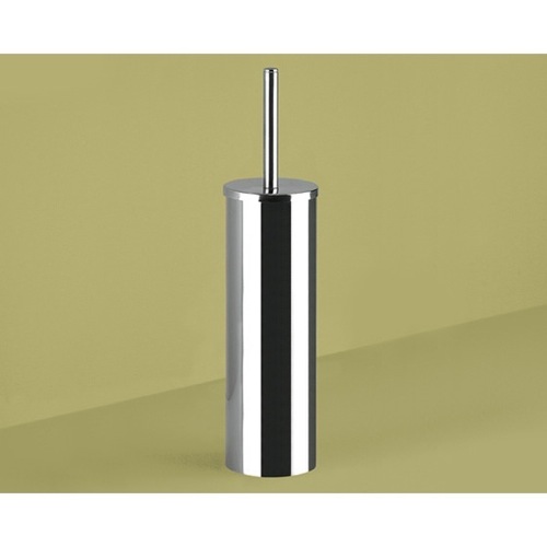 Toilet Brush, Gedy GE33-13, Round Chrome Toilet Brush Holder GE33-13