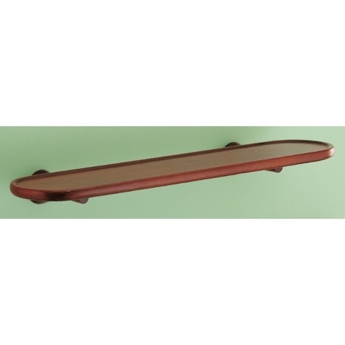 Bathroom Shelf, Gedy 2319-55-20, Mahogany 22 Inch Bathroom Shelf 2319-55-20