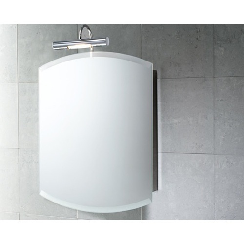 Medicine Cabinet, Gedy 2807-13, Stainless Steel Cabinet with Mirror and 1 Shelf 2807-13