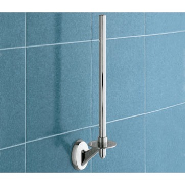 Toilet Paper Holder, Gedy 3024-03-13, Chrome Spare Vertical Toilet Roll Holder 3024-03-13