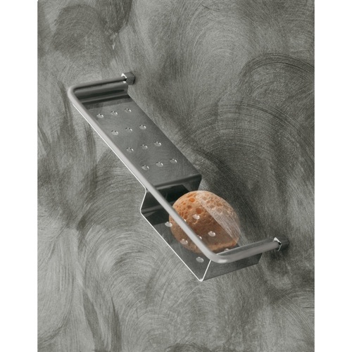 Shower Basket, Gedy 3118-40, Satin Nickel Shower Basket 3118-40
