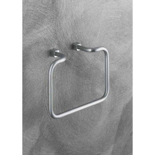 Towel Ring, Gedy 3170-40, Satin Nickel Towel Ring 3170-40