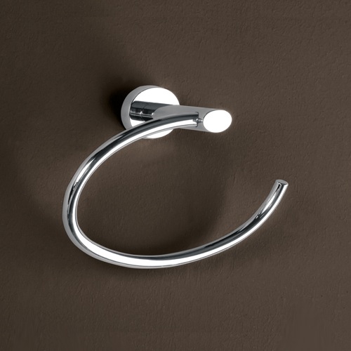 Towel Ring, Gedy 3770-13, Polished Chrome Hand Towel Ring 3770-13