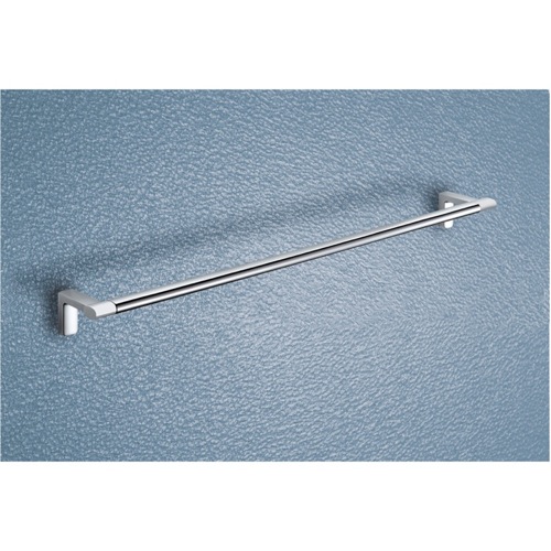 Towel Bar, Gedy 4321-60-21, 24 Inch Towel Bar With Two Tone Chrome Mounting 4321-60-21