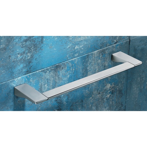 Towel Bar, Gedy 5721-45-13, Square 18 Inch Polished Chrome Towel Bar 5721-45-13
