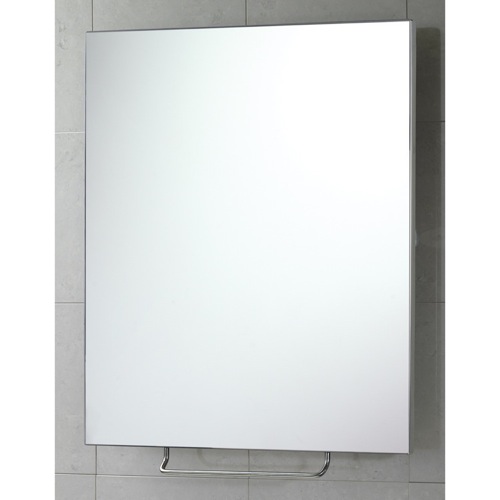 Vanity Mirror, Gedy 6008-13, Rectangular Shatterproof Stainless Steel Sheet Tilting Mirror 6008-13