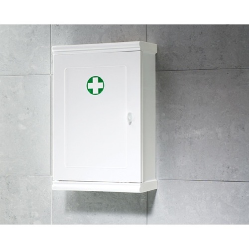 Medicine Cabinet, Gedy 8035-02, White Medicine Cabinet Made of Thermoplastic Resins 8035-02