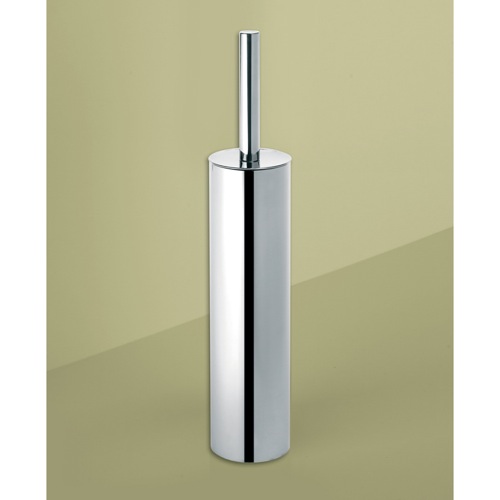 Toilet Brush, Gedy ED34-13, Round Polished Chrome Toilet Brush Holder ED34-13
