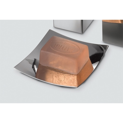 Soap Dish, Gedy NE11-13, Square Polished Chrome Soap Dish NE11-13