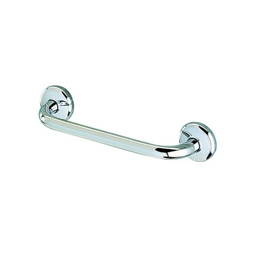 Shower Grab Bar, Geesa 129-30, 12 Inch Chrome Shower Grab Bar 129-30