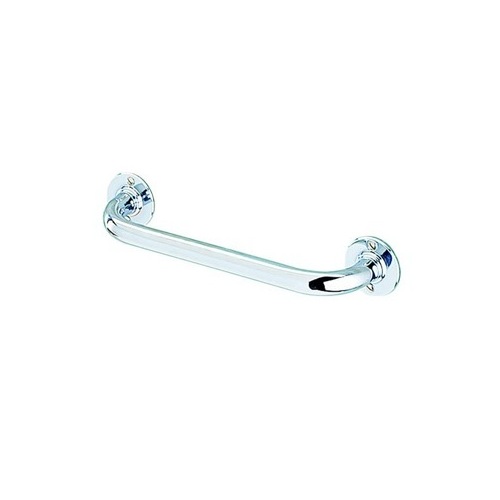 Shower Grab Bar, Geesa 132-25, Chrome 10 Inch Shower Grab Bar 132-25