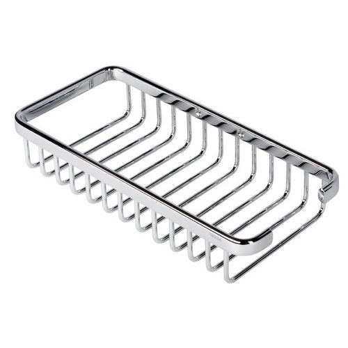 Shower Basket, Geesa 143, Chrome Shower Shampoo Bottle or Sponge Holder 143
