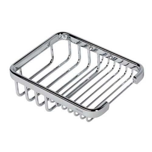 Shower Soap Holder, Geesa 151, Chrome Shower Wire Sponge or Soap Holder 151