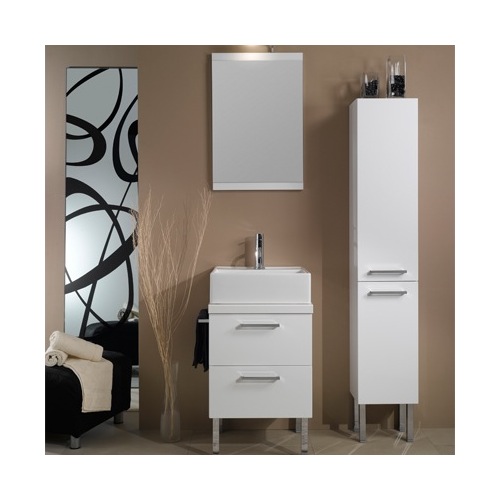 Bathroom Vanity, Iotti A12, Contemporary Square Vanity Set A12